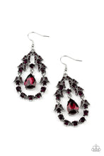 Load image into Gallery viewer, Garden Decorum Purple Earrings