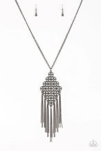 Load image into Gallery viewer, Web Design Black Necklace