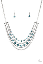 Load image into Gallery viewer, Metro Modest Blue Necklace