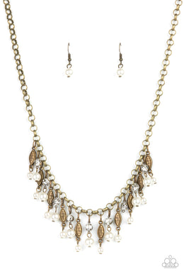 Cosmopolitan Couture Brass Necklace