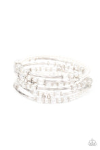 Load image into Gallery viewer, Head Turning Twinkle White Coil Bracelet