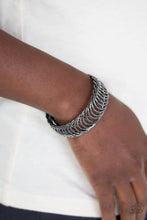 Load image into Gallery viewer, Dizzyingly Demure Black Coil Bracelet