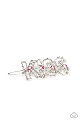 Kiss Bliss Pink Hair Clip