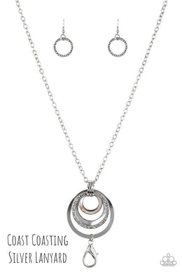 Coast Coasting Silver Lanyard