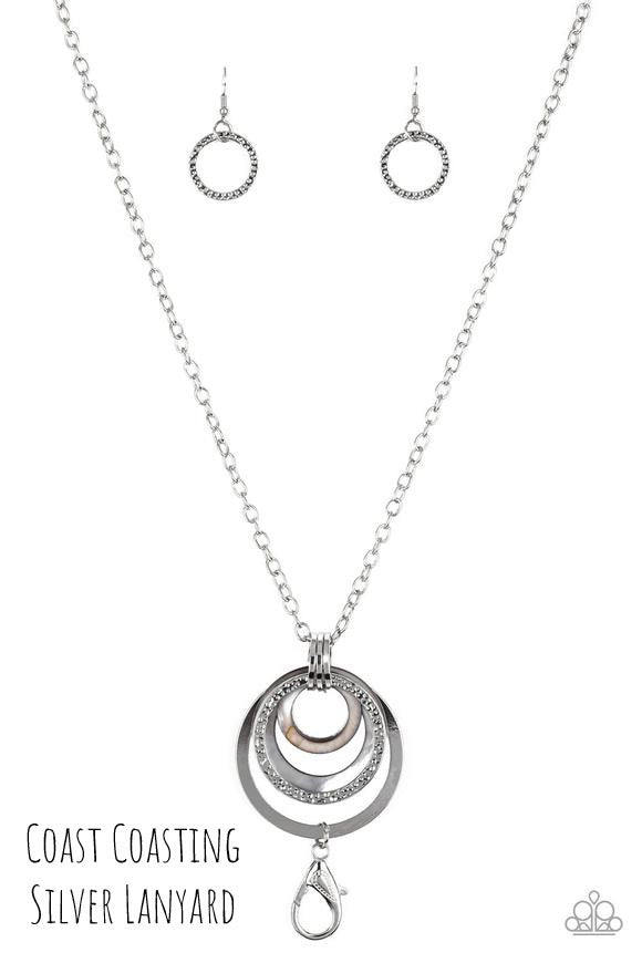 Coast Coasting Silver Lanyard
