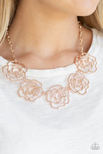 Load image into Gallery viewer, Budding Beauty Rose Gold Necklace