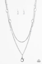 Load image into Gallery viewer, The New Girl in Town Silver Lanyard