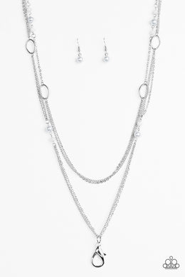 The New Girl in Town Silver Lanyard