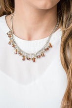 Load image into Gallery viewer, Twinkling Treasure Trove Brown Necklace