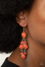 Load image into Gallery viewer, Superstar Social Orange Earrings