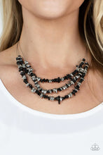 Load image into Gallery viewer, Placid Pebbles Black Necklace