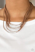 Load image into Gallery viewer, Walk the Walkabout Brown Necklace