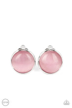 Load image into Gallery viewer, Cool Pools Pink Clip On Earrings