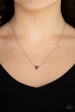 Load image into Gallery viewer, Heartbeat Bling Red Necklace