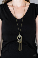 Load image into Gallery viewer, My Main Mantra Brass Necklace