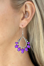 Load image into Gallery viewer, Flamboyant Ferocity Purple Earrings