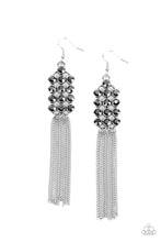 Load image into Gallery viewer, Tasteful Tassel Silver Earrings