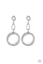 Load image into Gallery viewer, On the Glamour Scene White Earrings