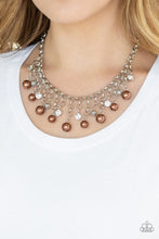 Load image into Gallery viewer, Heir-headed Brown Necklace