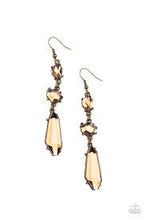Load image into Gallery viewer, Sophisticated Smolder Brass Earrings