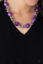 Load image into Gallery viewer, Vidi Vici Vacation Purple Necklace
