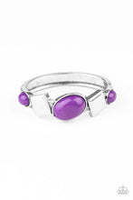 Load image into Gallery viewer, Abstract Appeal Purple Hinged Bracelet