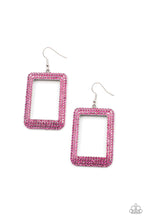 Load image into Gallery viewer, World FRAME-ous Pink Earrings