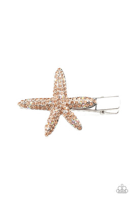 Wish on a Starfish Orange Hair Clip