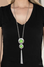Load image into Gallery viewer, Abstract Artistry Green Necklace