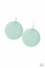 Load image into Gallery viewer, Trend Friends Green Leather Earrings
