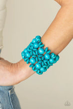 Load image into Gallery viewer, Island Mixer Blue Wood Bracelet