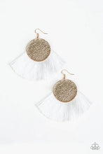 Load image into Gallery viewer, Foxtrot Fringe Gold Tassel Earrings