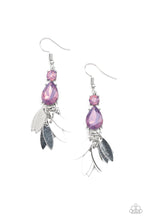 Load image into Gallery viewer, Tropical Tranquility Purple Earrings