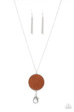 Load image into Gallery viewer, Wonderously Woven Brown Lanyard