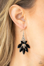 Load image into Gallery viewer, Galaxy Grandeur Black Earrings