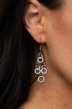 Load image into Gallery viewer, Luminously Linked Black Earrings