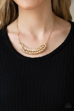 Load image into Gallery viewer, Flight of Fanciness Gold Necklace