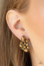 Load image into Gallery viewer, Galaxy Glimmer Brass Post Earrings