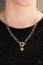 Load image into Gallery viewer, Let Your Heart Shine Brass Necklace