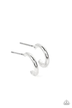 Load image into Gallery viewer, Skip the Small Talk Silver Earrings
