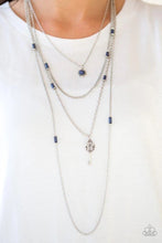 Load image into Gallery viewer, Key Keynote Blue Necklace