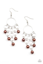 Load image into Gallery viewer, When Life Gives You Pearls Brown Earrings
