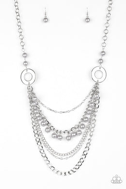 Belles and Whistles Silver Necklace