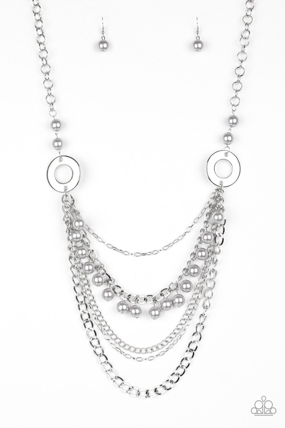 Belles and Whistles Silver Necklace
