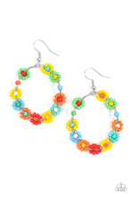 Load image into Gallery viewer, Festively Flower Child Multi Seed Bead Earrings