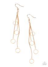 Load image into Gallery viewer, Full Swing Shimmer Gold Earrings