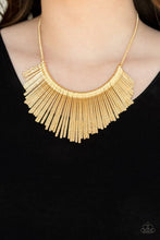 Load image into Gallery viewer, Metallic Mane Gold Necklace