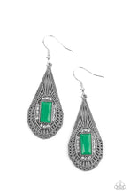 Load image into Gallery viewer, Deco Dreaming Green Earrings
