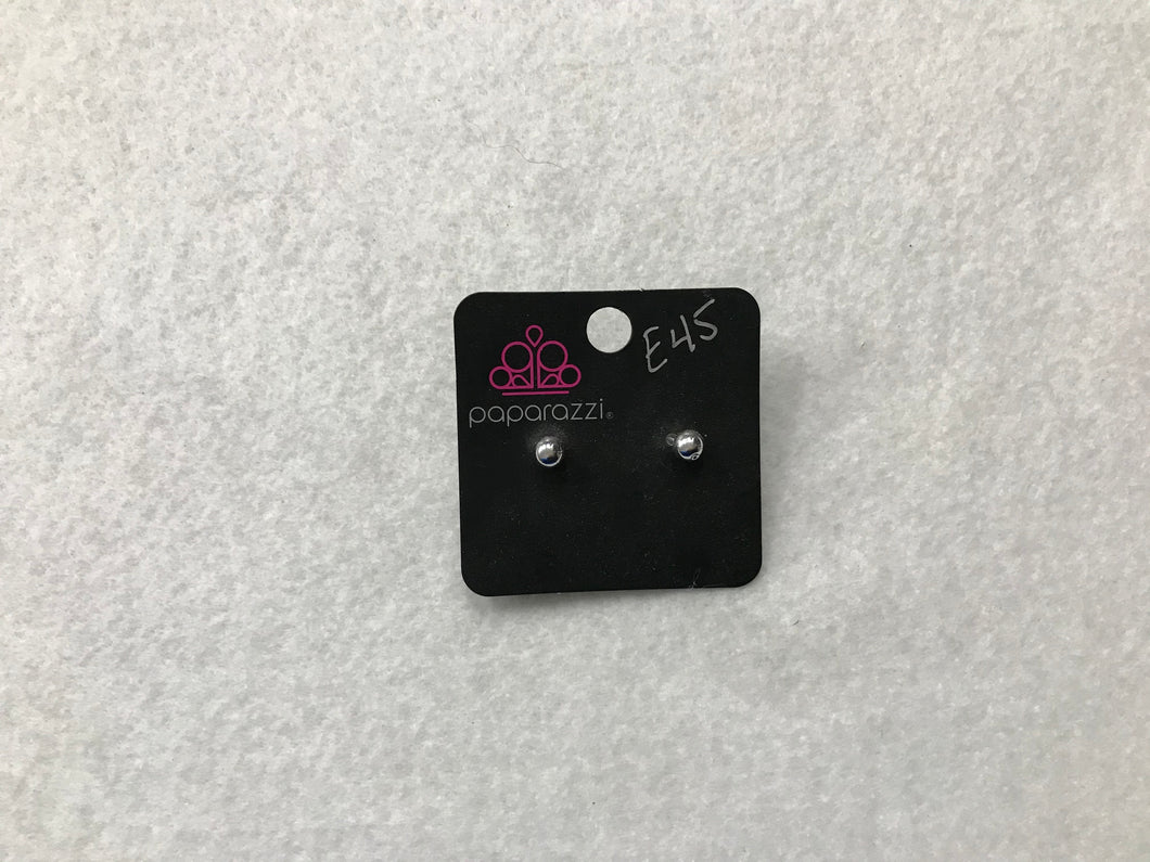 Starlet Shimmer Colored Bead Post Silver Earring #45