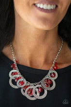 Load image into Gallery viewer, Turn It Up Red Necklace